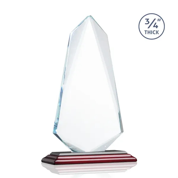 An exquisite 0.75" thick Starfire Crystal award on an Albion™ base.... from ASI 84592 St Regis Group / St Regis