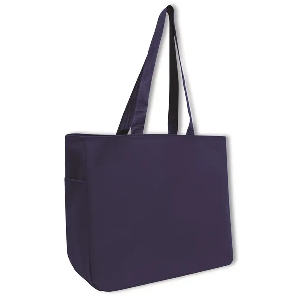 600 denier polyester tote bag with large main pocket, interior self-fabric... from ASI 90859 Tempo Industries Inc / Tempo Tempoline