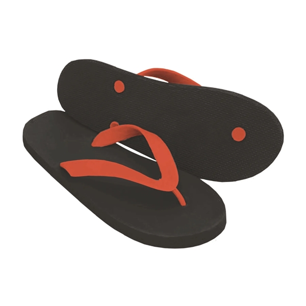 Flip flops with imprint on straps or insole.... from ASI 90859 Tempo Industries Inc / Tempoline
