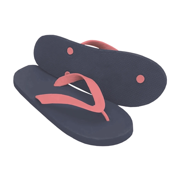 Flip flops with imprint on straps or insole.... from ASI 90859 Tempo Industries Inc / Tempoline
