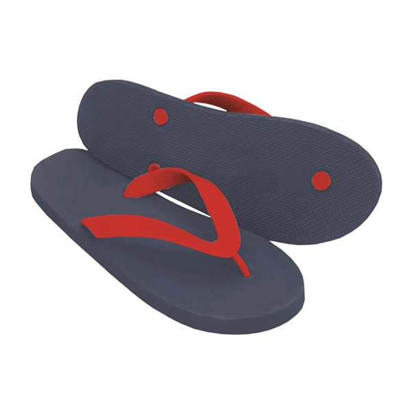 Flip flops with imprint on straps or insole.... from ASI 90859 Tempo Industries Inc / Tempoline