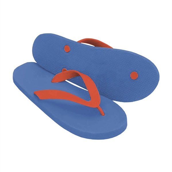 Flip flops with imprint on straps or insole.... from ASI 90859 Tempo Industries Inc / Tempoline