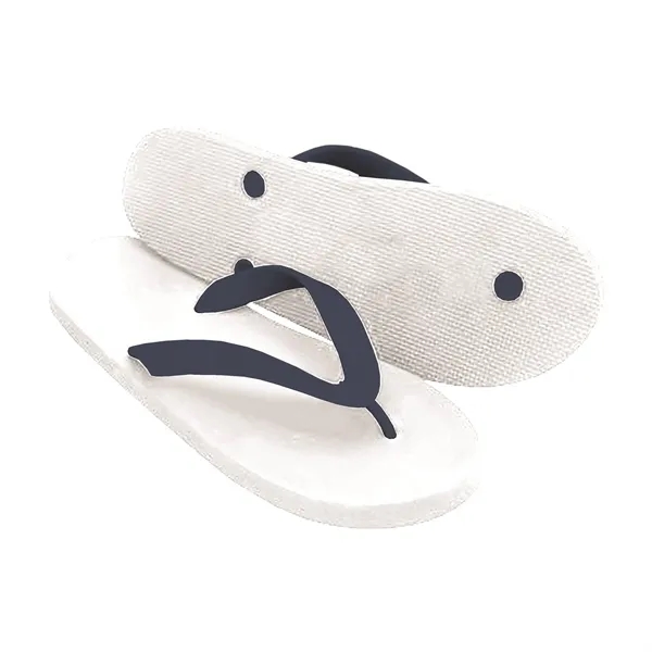 Flip flops with imprint on straps or insole.... from ASI 90859 Tempo Industries Inc / Tempoline