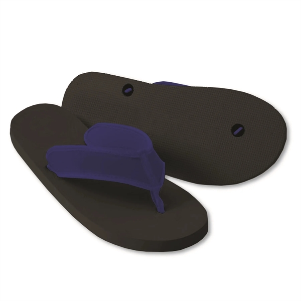 Flip flops with high-quality 15mm EVA soles and upscale microfiber fabric... from ASI 90859 Tempo Industries Inc