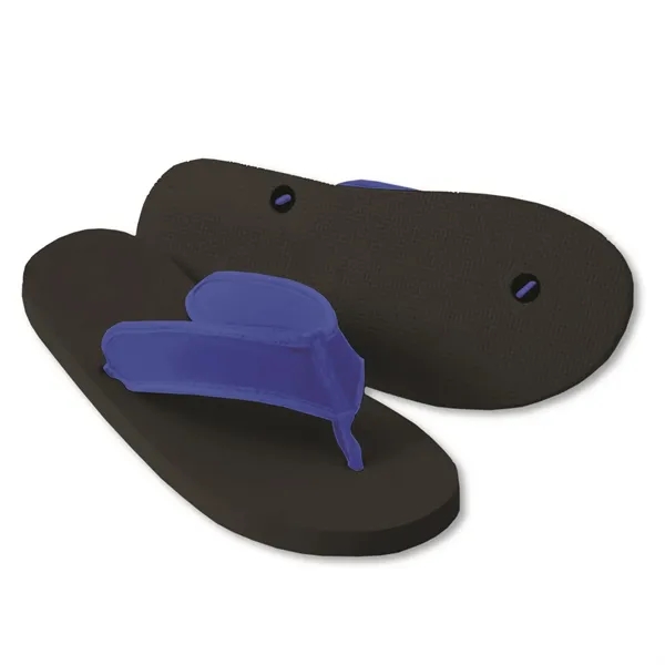Flip flops with high-quality 15mm EVA soles and upscale microfiber fabric... from ASI 90859 Tempo Industries Inc