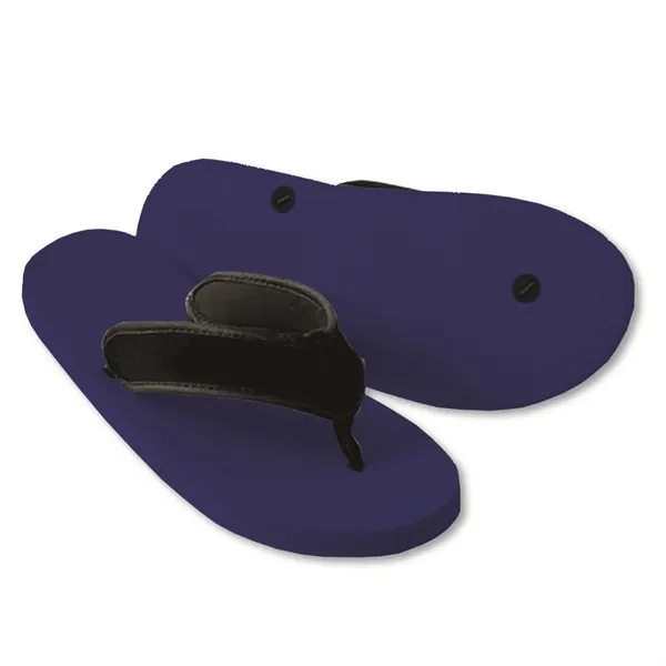 Flip flops with high-quality 15mm EVA soles and upscale microfiber fabric... from ASI 90859 Tempo Industries Inc