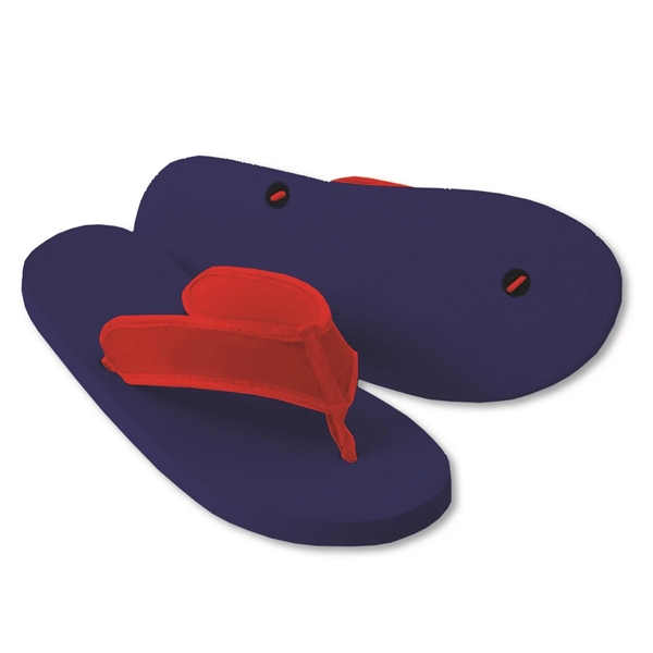Flip flops with high-quality 15mm EVA soles and upscale microfiber fabric... from ASI 90859 Tempo Industries Inc
