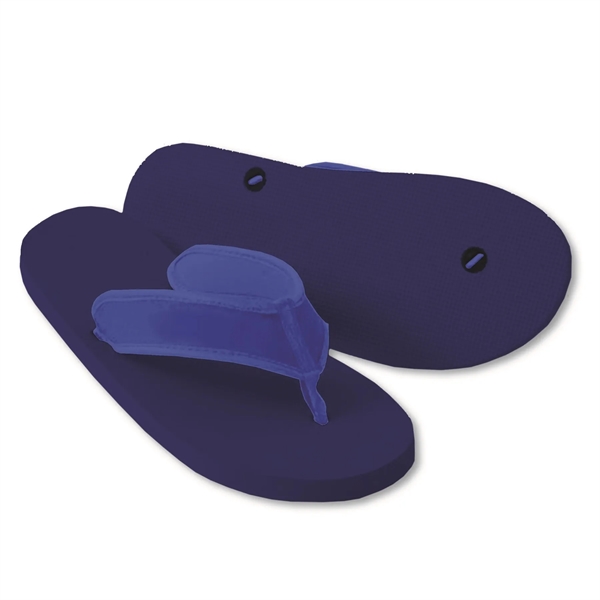 Flip flops with high-quality 15mm EVA soles and upscale microfiber fabric... from ASI 90859 Tempo Industries Inc