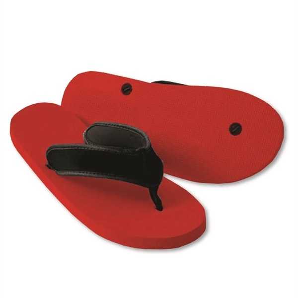 Flip flops with high-quality 15mm EVA soles and upscale microfiber fabric... from ASI 90859 Tempo Industries Inc