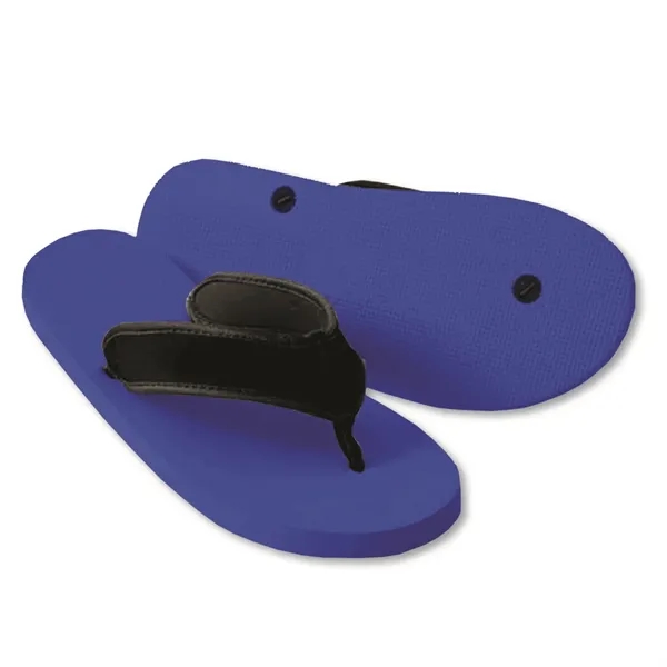 Flip flops with high-quality 15mm EVA soles and upscale microfiber fabric... from ASI 90859 Tempo Industries Inc
