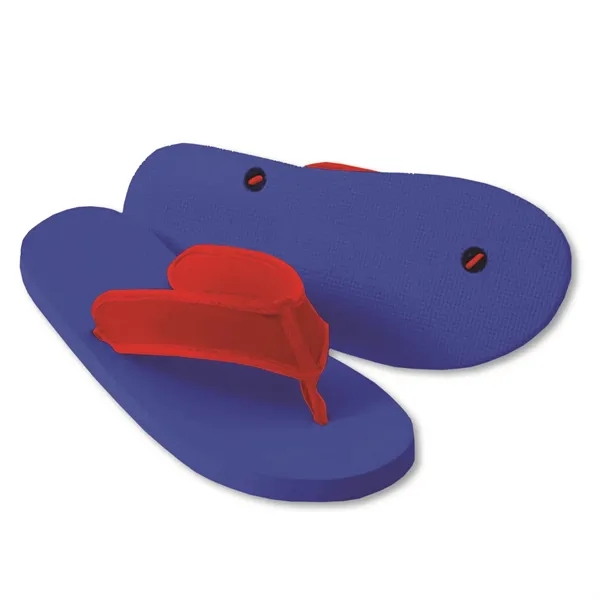 Flip flops with high-quality 15mm EVA soles and upscale microfiber fabric... from ASI 90859 Tempo Industries Inc