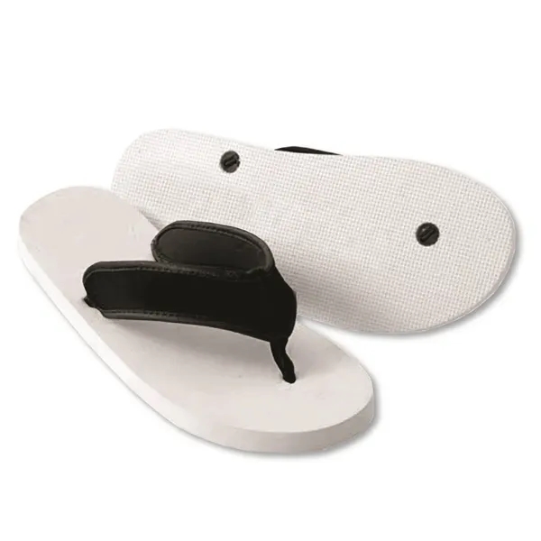 Flip flops with high-quality 15mm EVA soles and upscale microfiber fabric... from ASI 90859 Tempo Industries Inc