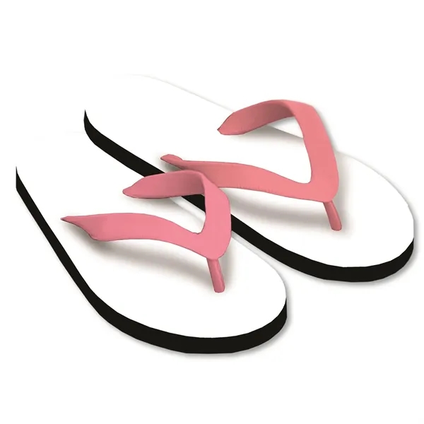 Flip flops with dye-sublimated 15mm EVA soles and soft, natural rubber... from ASI 90859 Tempo Industries Inc / Tempoline