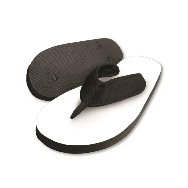 Flip flops with high-quality 15mm EVA soles, microfiber fabric straps and... from ASI 90859 Tempo Industries Inc