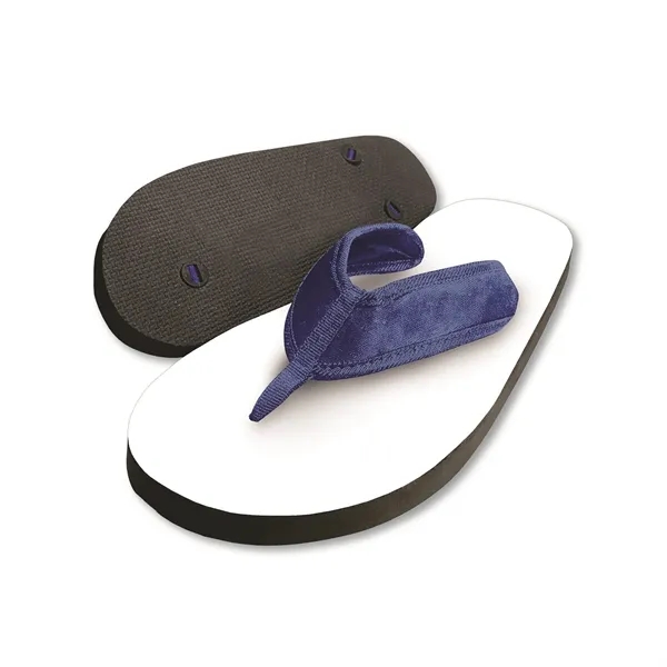 Flip flops with high-quality 15mm EVA soles, microfiber fabric straps and... from ASI 90859 Tempo Industries Inc