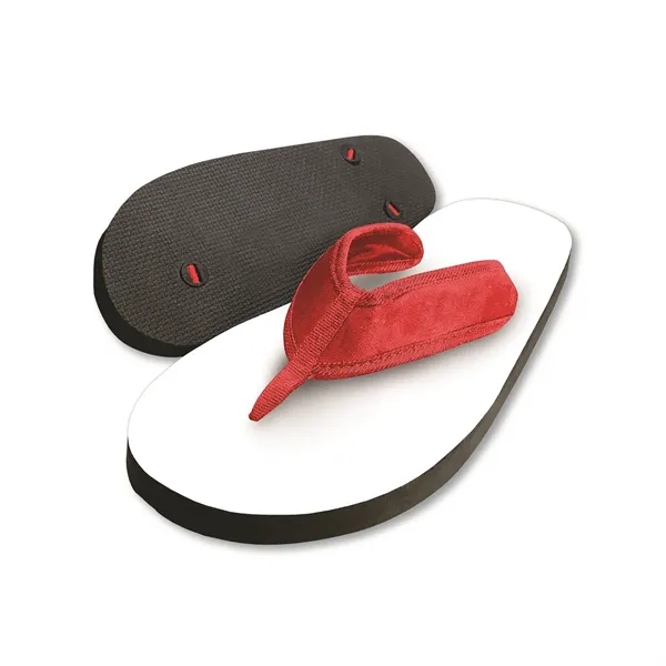 Flip flops with high-quality 15mm EVA soles, microfiber fabric straps and... from ASI 90859 Tempo Industries Inc