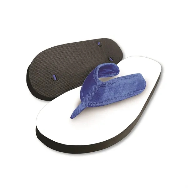 Flip flops with high-quality 15mm EVA soles, microfiber fabric straps and... from ASI 90859 Tempo Industries Inc