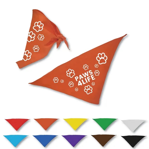 100% cotton pet bandanna designed for small dogs; offered in an... from ASI 90859 Tempo Industries Inc / Tempoline