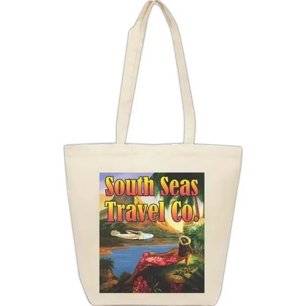 Large canvas cotton tote bag with 32" long handles and a... from ASI 90859 Tempo Industries Inc / Tempo Tempoline