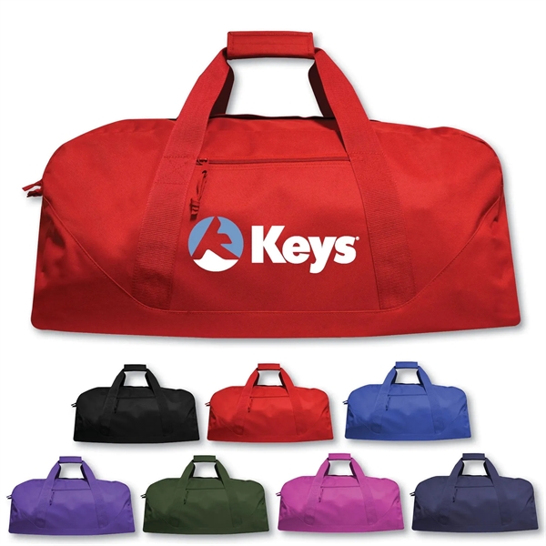 27" x 13" x 13" 600 Denier polyester duffel bag with... from ASI 90859 Tempo Industries Inc / Tempo Tempoline
