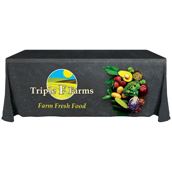 6' Recycled Knit Polyester Custom Throw Style Table Cover... from ASI 80228 Quinn