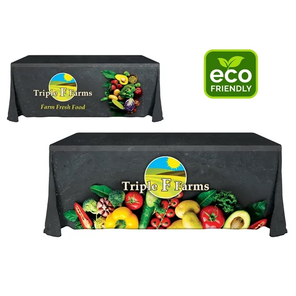 6' Recycled Knit Polyester Custom Throw Style Table Cover... from ASI 80228 Quinn