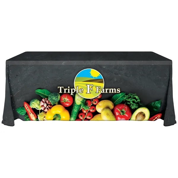 6' Recycled Knit Polyester Custom Throw Style Table Cover... from ASI 80228 Quinn