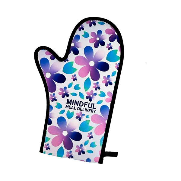 Cook in style with our Full Color Sublimated Oven Mitt. Durable... from ASI 92980 WOV-IN® / Universal Strap/Wov-In Line