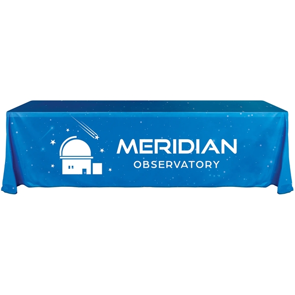 8' Recycled Knit Polyester Custom Throw Style Table Cover... from ASI 80228 Quinn