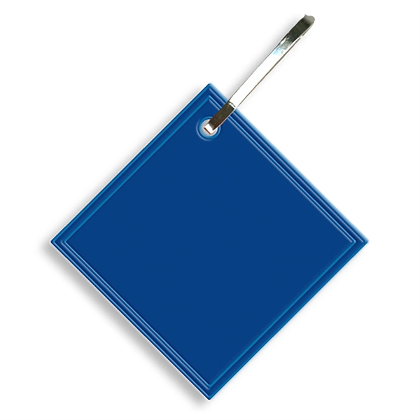 Diamond hook zipper pull measuring 1.37" square with reflective property for... from ASI 54040 Fey Promo / Reflectix® Mi Line by Fey