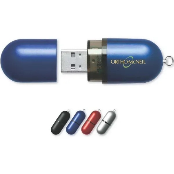 Slim capsule shaped hi-speed USB 2.0 flash drive.... from ASI 90859 Tempo Industries Inc