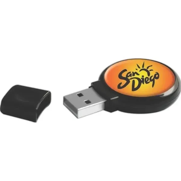 USB 2.0 hi-speed flash memory drive with clear epoxy dome.... from ASI 90859 Tempo Industries Inc