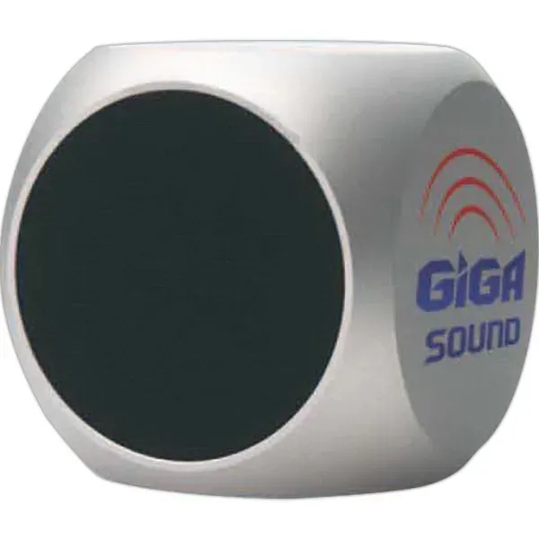 Compact cube-shaped  speaker with dynamic sound, rechargeable battery via USB... from ASI 90859 Tempo Industries Inc