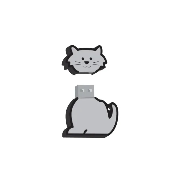 Cat shaped USB flash drive.... from ASI 90859 Tempo Industries Inc