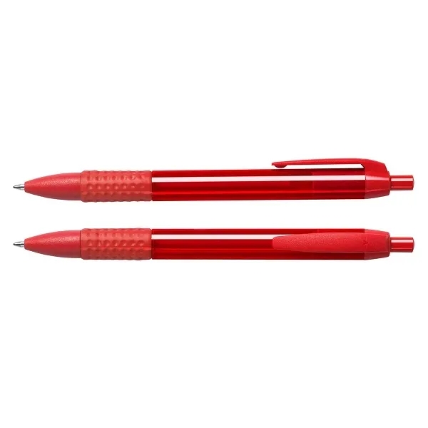USA made ballpoint pen with click action mechanism and soft comfort... from ASI 90859 Tempo Industries Inc / Tempo Tempoline