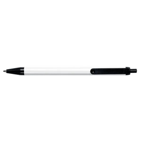 Click action retractable ballpoint plastic pen with black ink.... from ASI 90859 Tempo Industries Inc / Tempo Tempoline