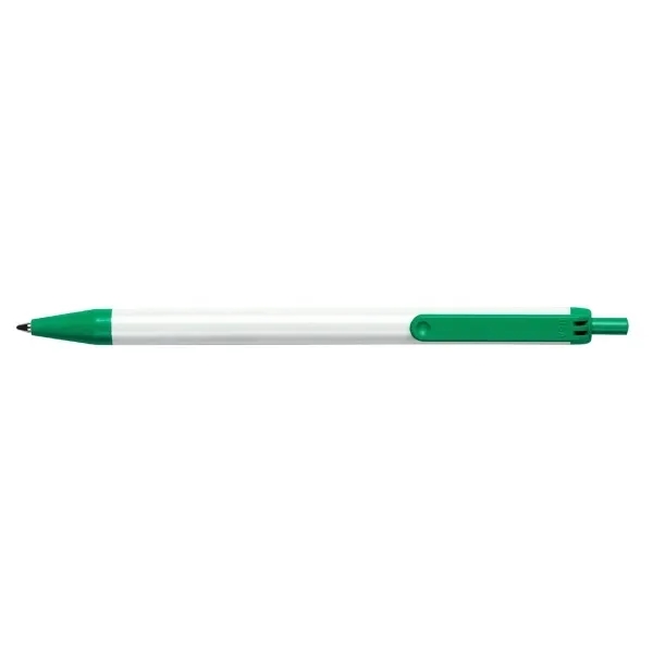 Click action retractable ballpoint plastic pen with black ink.... from ASI 90859 Tempo Industries Inc / Tempo Tempoline