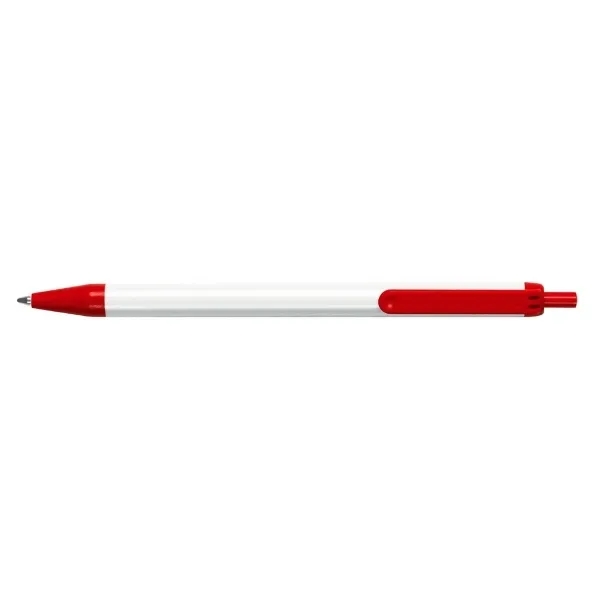 Click action retractable ballpoint plastic pen with black ink.... from ASI 90859 Tempo Industries Inc / Tempo Tempoline