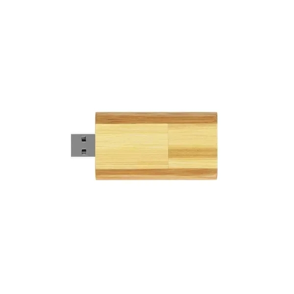Wood USB 2.0 drive; USB connector flips around.... from ASI 90859 Tempo Industries Inc / Tempoline