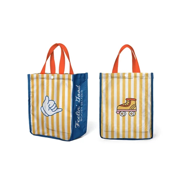 Small full-color mesh lunch tote with snap closure, 600D base, 600D... from ASI 45657 Pop! Promos