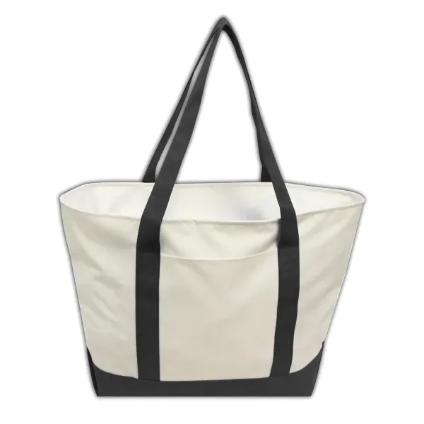 600 denier boat tote with expandable bottom, matching fabric handles, large... from ASI 90859 Tempo Industries Inc