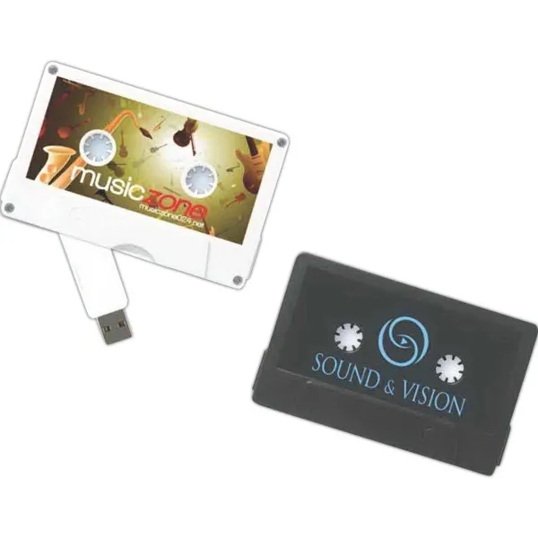 USB flash drive that resembles an audio cassette tape.... from ASI 90859 Tempo Industries Inc