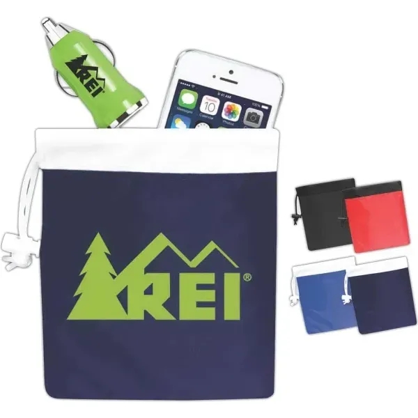 Cinch drawstring pouch made of 210 denier nylon.... from ASI 90859 Tempo Industries Inc / Tempo Tempoline