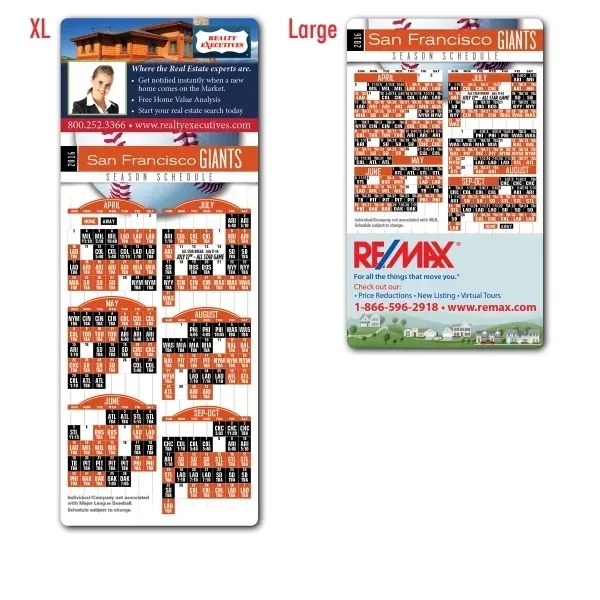 Full color USA-made magnets with sports schedules.... from ASI 90859 Tempo Industries Inc / Tempo Tempoline
