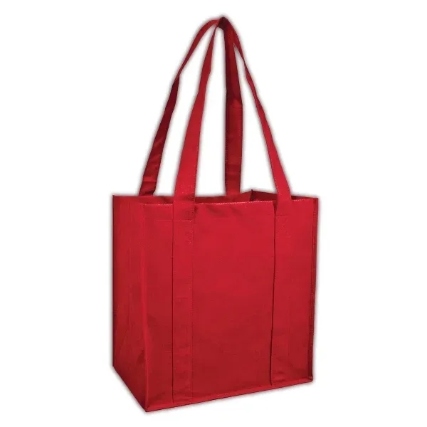 Heavyweight 90 gram polypropylene grocery shopping tote bag with 24" long... from ASI 90859 Tempo Industries Inc / Tempo Tempoline