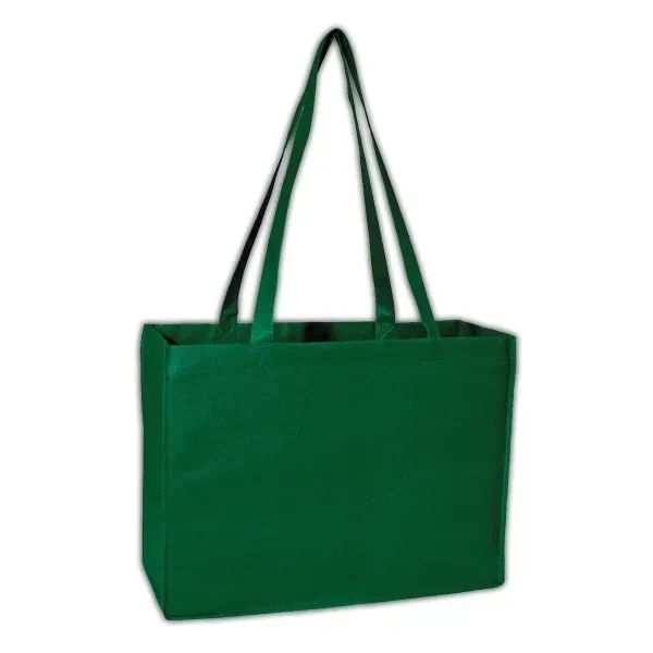 Heavyweight 90 gram polypropylene, recyclable non-woven tote bag with 28" self-fabric... from ASI 90859 Tempo Industries Inc / Tempo Tempoline
