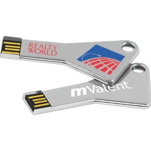 Hi-speed USB 2.0 key drive with angled design.... from ASI 90859 Tempo Industries Inc / Tempo Tempoline