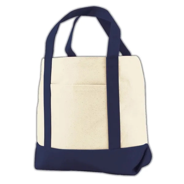 Boat-style tote bag made of 9 oz cotton canvas.... from ASI 90859 Tempo Industries Inc / Tempo Tempoline