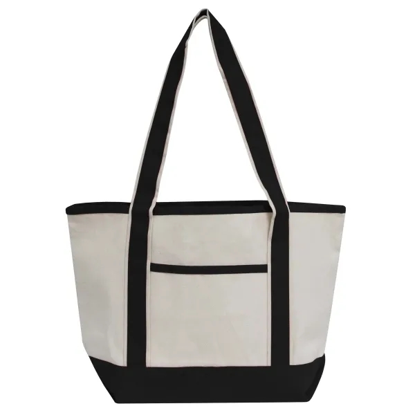 Boat tote bag made of cotton canvas with 31" handles, 5.5"... from ASI 90859 Tempo Industries Inc