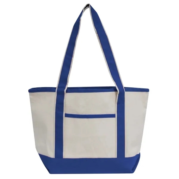 Boat tote bag made of cotton canvas with 31" handles, 5.5"... from ASI 90859 Tempo Industries Inc